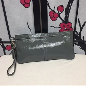 Coach Gray Patent Wallet